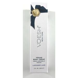 Voesh Vegan Body Creme Lavender Land Lotion 3oz Organic Olive Avocado Oil New